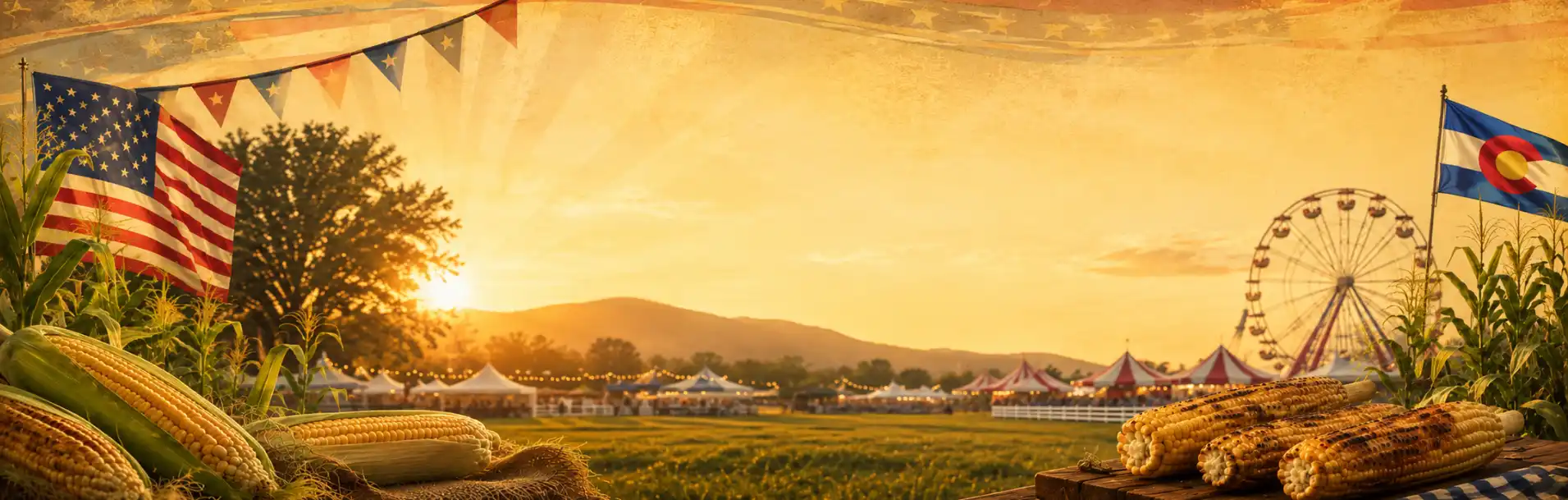 corn roast festival background