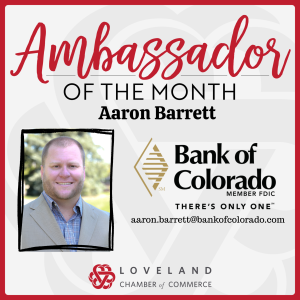 Aaron Barrett Ambassador of the Month May