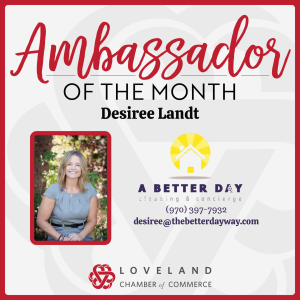 Desiree Landt 2025 Ambassadors of the Month. Desiree Landt 2025 Ambassadors of the Month.